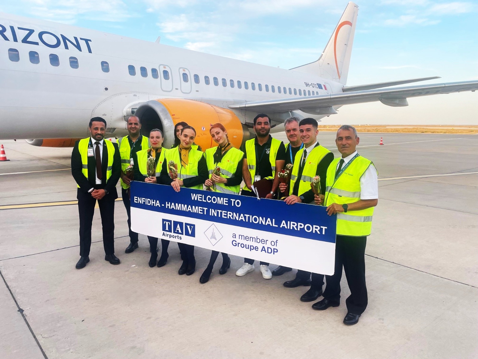 شركة الطيران AIR HORIZONT تطلق خطًا جويًا جديدًا بين بورتو ومطار النفيضة-الحمامات